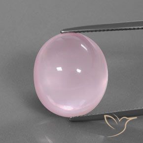 18.82ct 天然 浅粉色 芙蓉石, 椭圆形, 透明