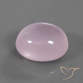 23.48克拉天然粉色粉晶，椭圆形切割，18.5×16.2毫米，透明