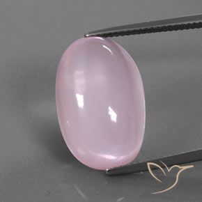 18.72ct 天然 浅粉色 芙蓉石, 椭圆形, 透明