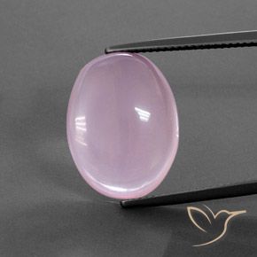 15.43ct 天然 浅樱桃粉色 芙蓉石, 椭圆形, 透明