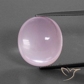 19.21ct 天然 浅粉色 芙蓉石, 椭圆形, 透明
