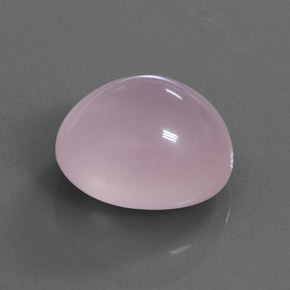 24.19克拉天然粉色粉晶，透明，18.4×16.4毫米，透明/半透明