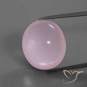 17.81ct 天然 中粉红色 芙蓉石, 椭圆形, 透明