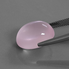 15.57克拉天然芙蓉石，椭圆形切割，透明