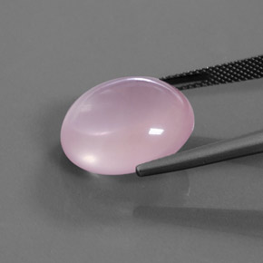 16.44克拉天然芙蓉石，椭圆形切割，透明