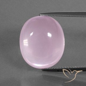 17.98ct 天然 泡泡糖粉色 芙蓉石, 椭圆形, 透明