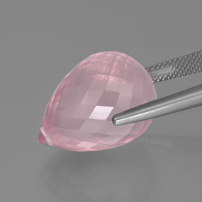 25.35克拉天然芙蓉石，泪滴形，透明