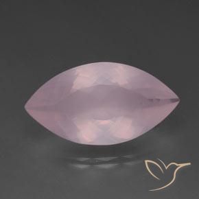 20.36ct 天然 中粉红色 芙蓉石, 榄尖形, 透明