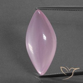 14.17ct 天然 玫瑰粉色 芙蓉石, 榄尖形, 透明