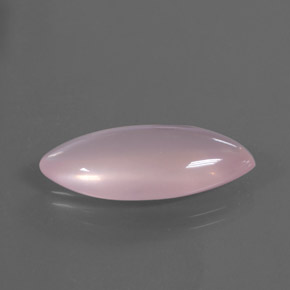 12.09克拉天然粉色粉晶，马眼形，25.2×12.3毫米，透明