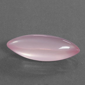 19.33克拉天然粉色粉晶，马眼形，29.4×12.8毫米，透明