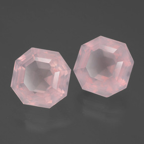 9.21天然粉色粉晶，祖母绿式切割，10.2×10.1毫米，透明