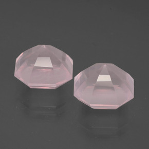 9.21天然粉色粉晶，祖母绿式切割，10.2×10.1毫米，透明