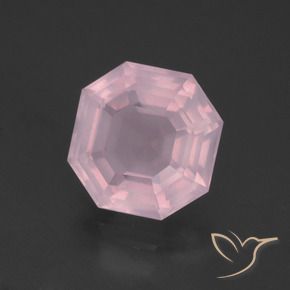 4.12克拉天然芙蓉石，八边形，透明