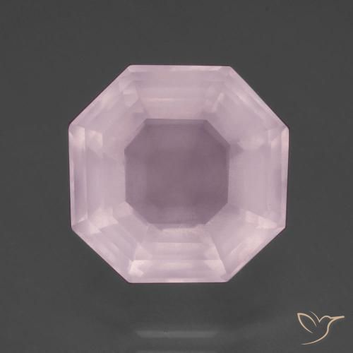 10.48ct 天然 泡泡糖粉色 芙蓉石, 祖母绿式切割, 透明
