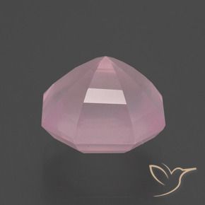 4.37克拉天然粉色粉晶，祖母绿式切割，9.9×9.7毫米，透明