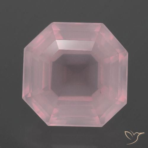 8.70ct 天然 中粉红色 芙蓉石, 祖母绿式切割, 透明