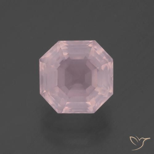 3.21ct 天然 玫瑰粉色 芙蓉石, 祖母绿式切割, 透明