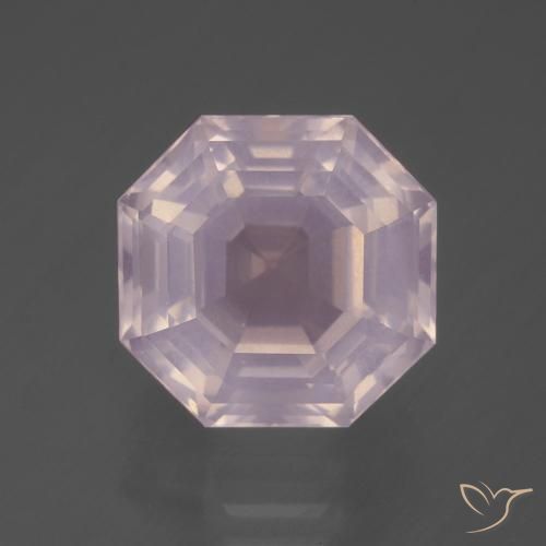 7.88ct 天然 浅粉色 芙蓉石, 祖母绿式切割, 透明