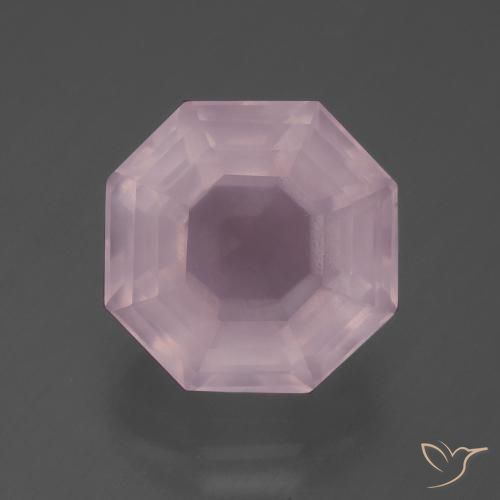 7.64ct 天然 玫瑰粉色 芙蓉石, 祖母绿式切割, 透明