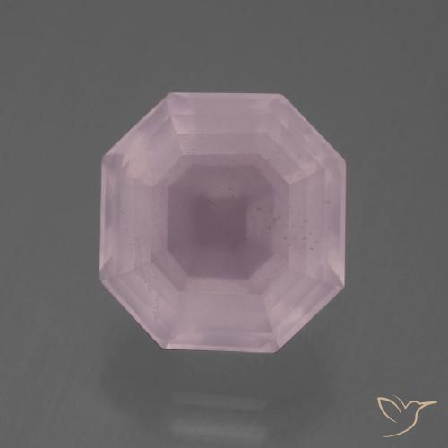 6.34ct 天然 泡泡糖粉色 芙蓉石, 祖母绿式切割, 透明