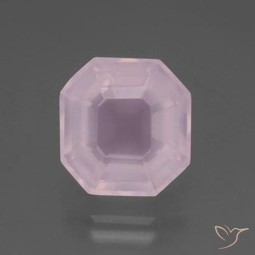 7.39ct 天然 泡泡糖粉色 芙蓉石, 祖母绿式切割, 透明