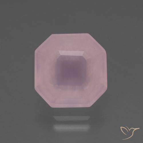 5.84ct 天然 玫瑰粉色 芙蓉石, 祖母绿式切割, 透明