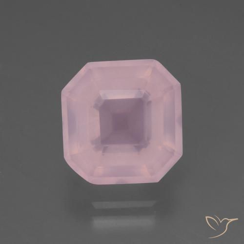 5.65ct 天然 中粉红色 芙蓉石, 祖母绿式切割, 透明