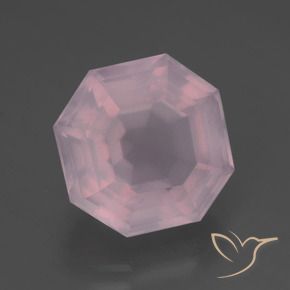 7.04克拉天然芙蓉石，八边形，透明