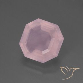 5.12克拉天然芙蓉石，八边形，透明