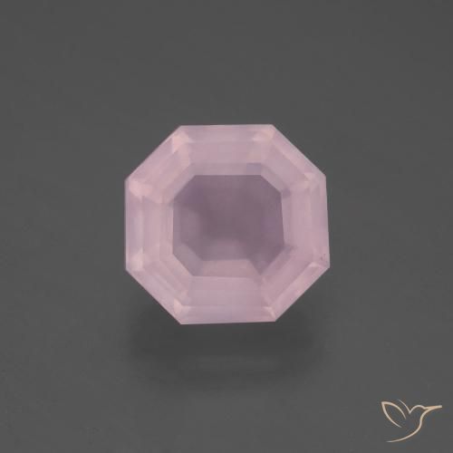 4.07ct 天然 浅粉色 芙蓉石, 祖母绿式切割, 透明