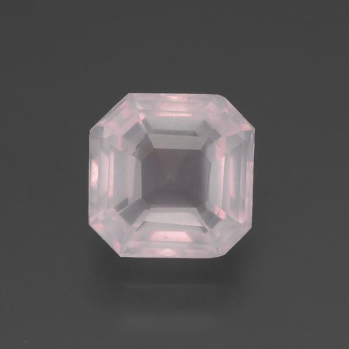 2.32克拉天然粉色粉晶，祖母绿式切割，8.3×8.3毫米，透明