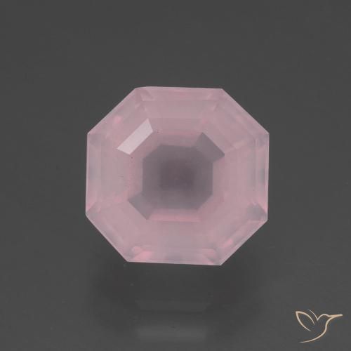 3.28ct 天然 中粉红色 芙蓉石, 祖母绿式切割, 透明