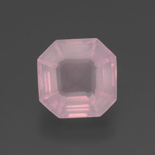 2.89克拉天然粉色粉晶，祖母绿式切割，9.2×9.1毫米，透明