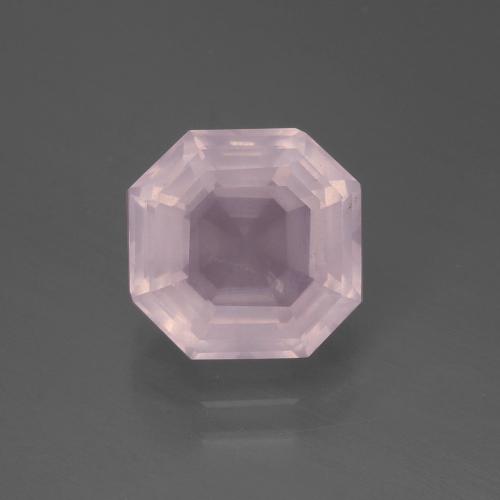 3.24克拉天然粉色粉晶，祖母绿式切割，9.3×9.2毫米，透明