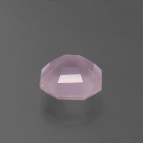 3.24克拉天然粉色粉晶，祖母绿式切割，9.3×9.2毫米，透明