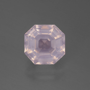3.29克拉天然粉色粉晶，祖母绿式切割，9.1×8.9毫米，透明