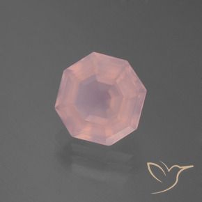 3.76克拉天然芙蓉石，八边形，透明