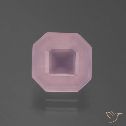 3.29ct 天然 玫瑰粉色 芙蓉石, 祖母绿式切割, 透明