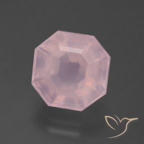 5.07克拉天然芙蓉石，八边形，透明