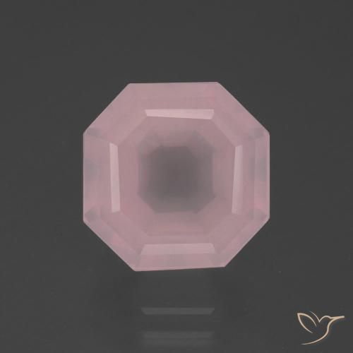 6.04ct 天然 中粉红色 芙蓉石, 祖母绿式切割, 透明