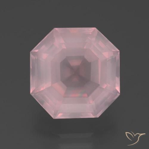 6.25ct 天然 中粉红色 芙蓉石, 祖母绿式切割, 透明