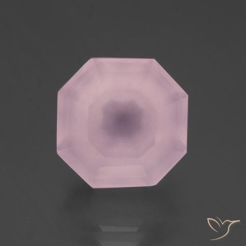 9.02ct 天然 泡泡糖粉色 芙蓉石, 祖母绿式切割, 透明