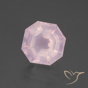 6.47克拉天然芙蓉石，八边形，透明
