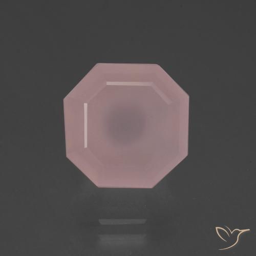 6.64ct 天然 中粉红色 芙蓉石, 祖母绿式切割, 透明