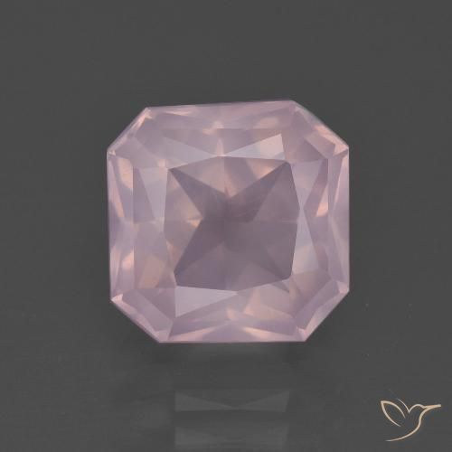 4.71ct 天然 浅淡粉色 芙蓉石, 祖母绿式切割, 透明