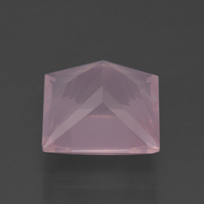 6.31克拉天然粉色粉晶，方形，10.8×10.8毫米，透明
