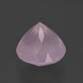 5.37克拉天然粉色粉晶，圆形切割，10.77毫米，透明
