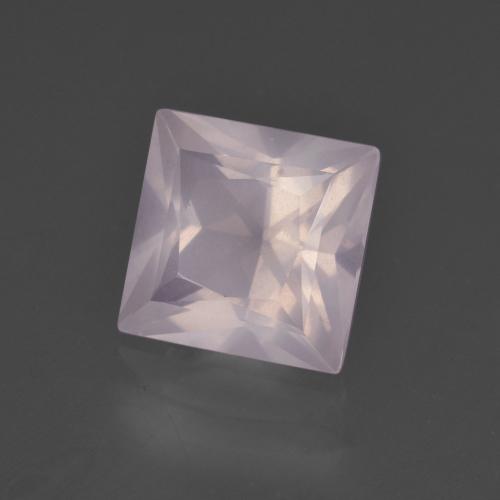3.39克拉天然粉色粉晶，方形，8.9×8.9毫米，透明