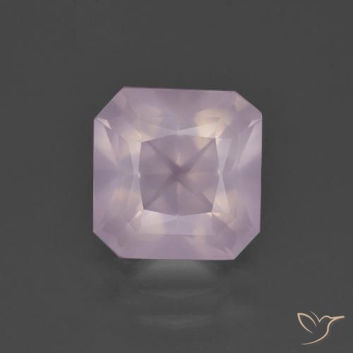 3.08ct 天然 浅樱桃粉色 芙蓉石, 祖母绿式切割, 透明